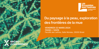 Micro-conférence - Du paysage à la peau, exploration des frontières de la mue - Festival RESSAC -22/03/24