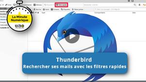 Messagerie Thunderbird : recherche filtre rapide