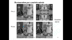 M1 ST+TRC / Introduction au Traitement d'Images / Chap 5b: Restauration