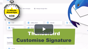 Thunderbird - Customise signature