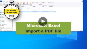 Import a PDF into Excel