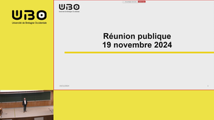 Réunion publique du Président UBO du 19 novembre 2024