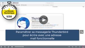 thunderbird: Paramétrer sa messagerie pour écrire avec une adresse mail fonctionnelle