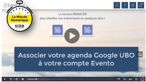 Synchroniser son agenda Google UBO avec Evento