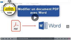 Modifier un document PDF avec Microsoft Word