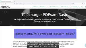 Fusionner plusieurs PDF avec PDFSam Basic