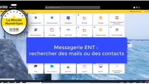 Messagerie ENT : rechercher ses emails