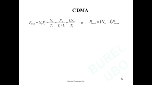 M1 ST / Traitement du Signal dans les Réseaux de Capteurs / Chap 2b: Etalement par séquence directe, CDMA