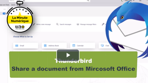 Thunderbird - Share a document from Mircosoft Office