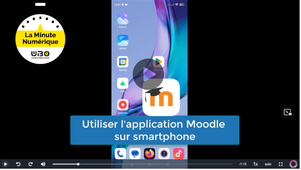 Utiliser l'application Moodle sur smartphone
