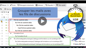 Messagerie Thunderbird : grouper ses mails dans des fils de discussion