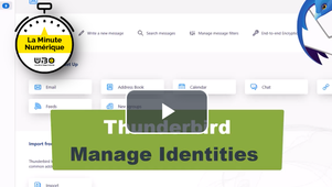 Thunderbird - Manage Identities