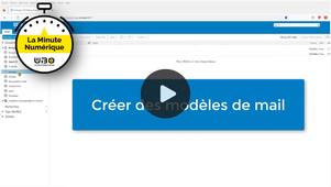 Messagerie ENT : créer des modèles de mail