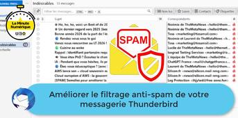 Sécurité messagerie Thunderbird : procédure anti-spam