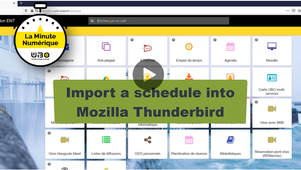 Thunderbird - Import a Schedule