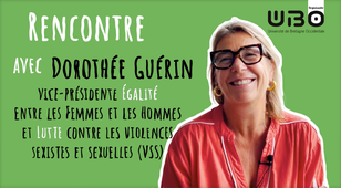 Rencontre avec Dorothée Guérin, vice-présidente Égalité entre les femmes et les hommes et Lutte contre les violences sexistes et sexuelles (VSS)