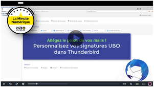 Messagerie Thunderbird : personnalisez vos signatures UBO