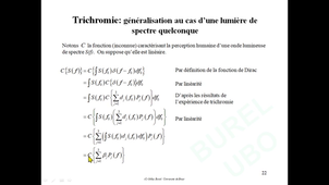 9IRF1a / M2 ST / Image et Reconnaissance de Formes / Chap 1a: Couleur - Unités et Trichromie