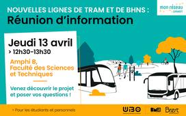 Réunion d'information : Nouvelles lignes de tram et de BHNS