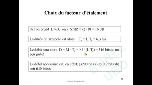 M2 TRC / Techniques d'Accès Multiple / Chap 2b: Conception d'un système (Modulation et étalement)