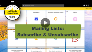 Mailing Lists - Subscribing & Unsubscribing