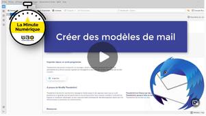 Messagerie Thunderbird : créer des modèles de mails