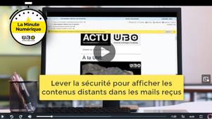 Messagerie ENT : afficher les images des newsletters