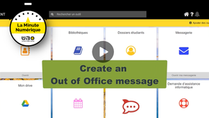 ENT Email - Create an automatic Out of Office email