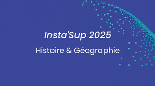 Insta'sup 2025 - Histoire, Géographie, Aménagement, Urbanisme