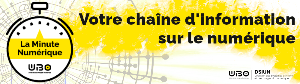 Bannière Votre chaine d'information sur le numérique
